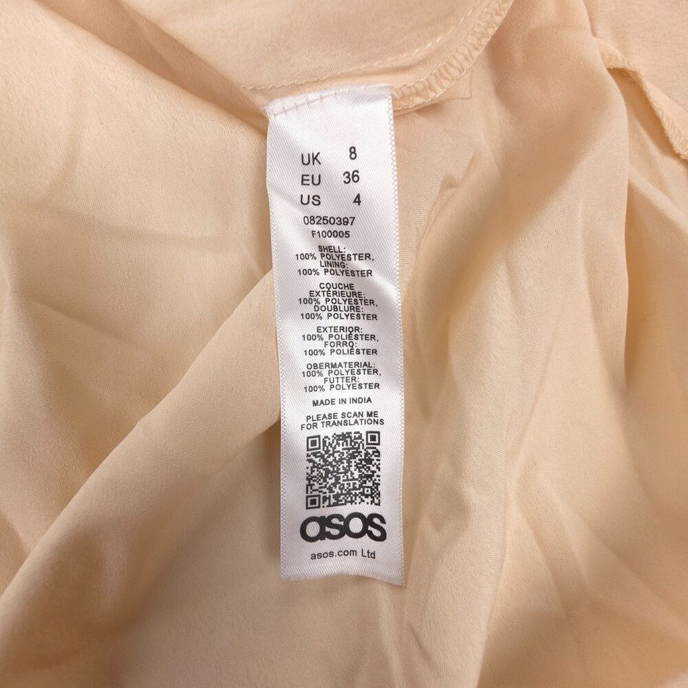 NWT ASOS Hi-Low Chiffon Floral Embroidered Maxi Dress Angelic Romantic Ethereal - Picture 7 of 7